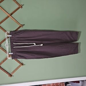 Grey drawstring pants size L Staccato
